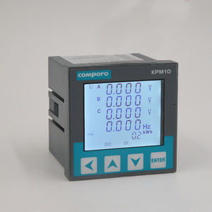 Panel Meter Listrik Industri Tiga Fasa Digital RS485 Modbus RTU Analyzer Bersertifikasi CE Kelas 0.5S Arus Maksimum 6000A Model KPM10E - Product Image 3