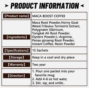 Café Instantáneo Winstown Maca Boost con Tongkat Ali, L-Arginina y Ginseng, Bebida Energética para Hombres, 150g - Product Image 2