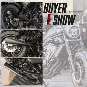 Silenciador de motocicleta XXUN, tubo de Escape de acero inoxidable para <span class=keywords><strong>Honda</strong></span> CMX <span class=keywords><strong>500</strong></span> CMX500 <span class=keywords><strong>Rebel</strong></span> 2021 <span class=keywords><strong>2022</strong></span> 2023 2024 - Product Image 6