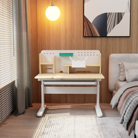 Bureau d'étude en bois réglable en hauteur, durable, économique et ergonomique pour enfants et usage domestique dans la chambre