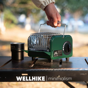 Calentador de manos para acampar al aire libre WELLHIKE, <span class=keywords><strong>Mini</strong></span> estufa de calefacción de Cassette portátil multifuncional, estufa de calefacción sin humo para interiores - Product Image 2