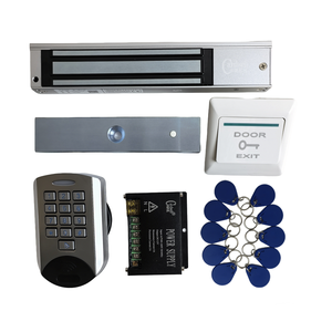 Cerradura Magnética Eléctrica de 280 kg, IP68, Metálica, Independiente, con Teclado, Sistema de Control de Acceso Biométrico, Kit con Botón de Salida, Llavero - Product Image 1