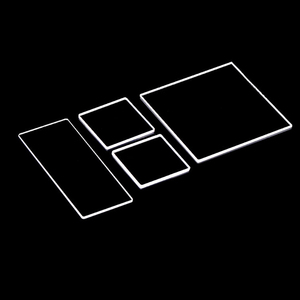 Tùy chỉnh thủy tinh thạch anh tấm kính tròn đĩa kính quang học cửa sổ với lỗ - Product Image 2