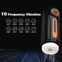 Luxus automatische Heizung Elektrisches Vibrations teleskop Saugen Herren Mastur bator Männliche Vergrößerung Masturbation Flugzeug becher