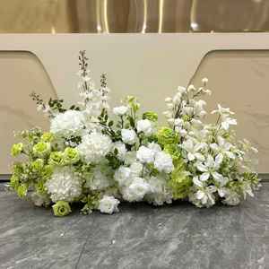 Vente en gros de fleurs artificielles en soie hydrangea pour le commerce extérieur, rangée de fleurs pour mariage, fête d'anniversaire, décoration d'hôtel, Saint-Valentin, Pâques - Product Image 6