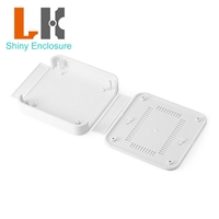 Boîtier en plastique Wi-Fi 125x125x28mm NOUVELLE ARRIVÉE pour routeur électronique, boîtier de projet, boîtier d'instrument réseau, boîtier d'appareil IoT