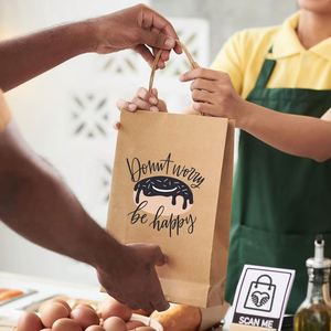 Bolsa de Papel Kraft Marrón Personalizable de Alta Calidad, Diseño de Logotipo e Impresión Gratuitos, Venta al por Mayor de Fábrica - Product Image 5
