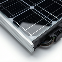 Panel Surya Bifasial 700W 720W Tipe-N TOPCon Kaca Ganda Hitam Penuh Sel Setengah 210mm Modul PV Mono Efisiensi 22%