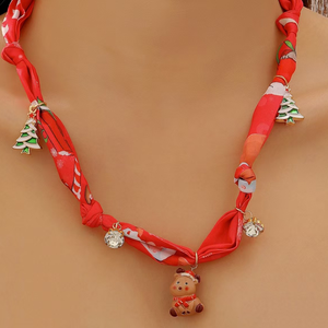 สร้อยคอจี้สามเหลี่ยมรูปทรงเรขาคณิตสร้อยคอพลอยถักด้วยมือที่สวยงาม - Product Image 4