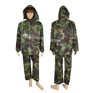 Veste de <span class=keywords><strong>pluie</strong></span> camouflage pour homme, vente chaude 2023, revêtement PVC, imperméable, pour motard - Product Image 2