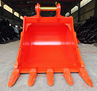 RSBM NM400 NM500 Baja Tahan Aus ZX360 Excavator Rock Bucket yang Diperkuat untuk Kondisi Ekstrem.