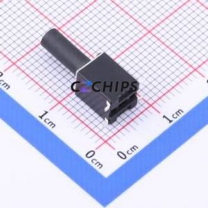 TS-1006S-BR17026 Tactile Switch SMD,6x6mm Switch Single Pole Single Throw Round Button 2.6N Vertical Mount - Product Image 2