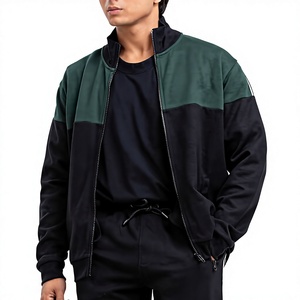 ชุดวอร์มผู้ชายแบบ Color Blocking แขนยาว ซิปครึ่งตัว สไตล์สปอร์ต มีกระเป๋าข้าง เหมาะสำหรับฤดูหนาว ผลิตจากผ้าฝ้าย 100% แห้งเร็ว - Product Image 5