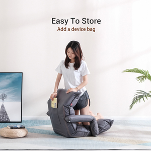 Vải hiện đại có thể gập lại bọt cao thoải mái dễ dàng chăm sóc duy nhất Tatami ghế sofa ngả phòng ngủ bay cửa sổ ban công giải trí - Product Image 4