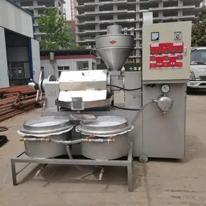6YL-120A cooking oil making machine automatic oil press machine combined with vacuum filters
