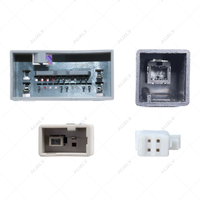 AiJia Kupferkern-Kabelbaum für Fit/Brio 2011-2018 10-Zoll RHD Android-Rahmen PVC IP67 Grau 12V Auto-Radio-Adapter Stromkabel