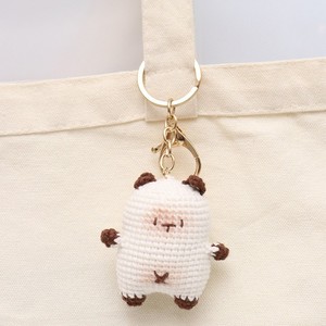 Finished handmade crocheted Siamese cat pendant, yarn <b>doll</b> ornament, knitted keychain, bag <b>accessory</b>, purely handmade - Product Image 2