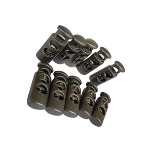 Nhà Máy Giá Dây Rút Mùa Xuân dây kim loại khóa lỗ duy nhất chuyển đổi <span class=keywords><strong>Stopper</strong></span> cho túi xách & quần áo may mặc - Product Image 2
