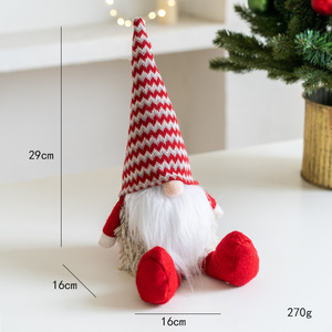Nouveauté : Ornements de Noël en forme de vieil homme sans visage, lutins de Noël nordiques, décorations de Noël et accessoires pour la photographie - Product Image 6