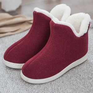 <strong>Women</strong> Winter High Top Indoor Slipper Boots, Warm Fleece Lined Cozy <strong>Non</strong> <strong>Slip</strong> Household Ankle Home <strong>Shoes</strong> - Product Image 3