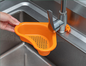 Hot Sale Creative Multifunktion ale Trocken-und Nass trennung Kunststoff Wasch tank Filter Abfluss regal Korb - Product Image 2