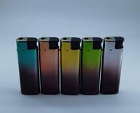 DQ177TK Prix de gros usine Briquet électronique métallique européen de haute qualité, coupe-vent, sûr et rechargeable pour fumer des cigarettes