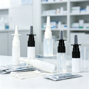 Botella de Plástico Cilíndrica de HDPE Blanca Sellada de 10ml, 15ml, 20ml con Tapa de Rosca, Dispensador de Líquido Cosmético, Impresión Serigráfica - Product Image 3
