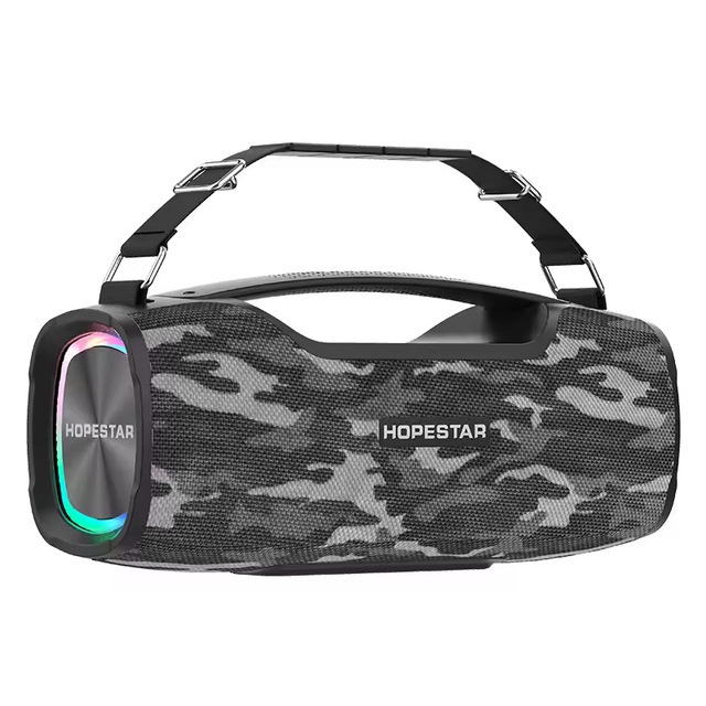 HOPESTAR A6X 55W Portable  Speaker IPX6 Waterproof  5.0 6000mAhTWS | RGB Lights Outdoor Party Camping