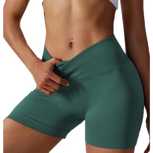 Leggings de yoga taille haute pour femmes, pantalons de fitness élastiques, fessier galbé, sans couture, tailles, shorts de sport de haute qualité - Product Image 5