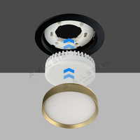 Fabricant chinois, vente en gros Russie Ouzbékistan, support de lampe encastré GX53, boîtier de plafonnier LED GX53 en aluminium