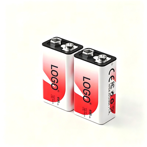 Piles alcalines <span class=keywords><strong>9</strong></span> volts non rechargeables pour appareils photo numériques, manettes de jeu, jouets, horloges, audio professionnel - Product Image 1