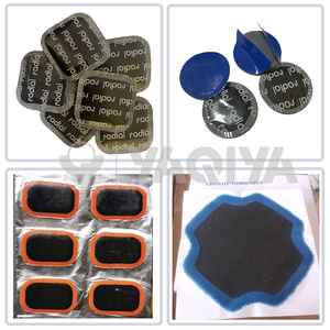 Parche de reparación de neumáticos fríos antifugas de goma natural 25-75mm con pegamento - Product Image 3