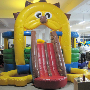 Tierra de Juegos Inflable con Material de PVC para Uso Universal, Toboganes y Saltos - Product Image 1