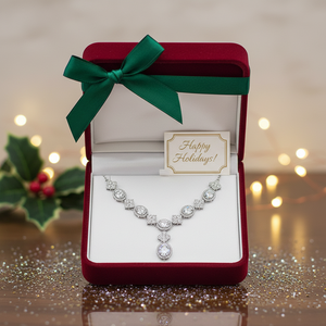 Collar de Plata 925 Original con Diamante Ovalado Brillante de 6*8/8*10mm, Color D, VVS1, Moissanita, para Mujer, Regalo de Boda - Product Image 4
