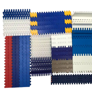 900 Serisi Kauçuk Yüzeyli Kaymaz Modüler Bant Endüstriyel Konveyör Özelleştirilmiş Modüler Konveyör Bandı Paketleme İçin - Product Image 5