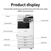 Photocopieur numérique noir et blanc A3 multifonction haute vitesse compatible avec les boîtiers métalliques IR-ADV DX 6855, 1200 dpi, imprimante, scanner