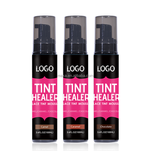 Nœuds guérisseur teinte dentelle mousse cheveux mousse étiquette privée 100ML brun <span class=keywords><strong>colorant</strong></span> <span class=keywords><strong>perruque</strong></span> naturelle correcteur dentelle teinte <span class=keywords><strong>spray</strong></span> - Product Image 1