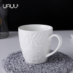 Nuevo diseño <span class=keywords><strong>de</strong></span> superficie patrón floral a granel en blanco <span class=keywords><strong>de</strong></span> cerámica <span class=keywords><strong>tazas</strong></span>/té taza <span class=keywords><strong>para</strong></span> regalo - Product Image 4