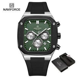 Relojes de Pulsera para Hombre Naviforce NF8037 NF 8037, Reloj Deportivo de Moda de Lujo, Reloj de Pulsera Impermeable para Hombre, Reloj + Cajas de Regalo - Product Image 3
