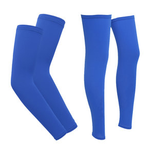 Cycling <b>Arm</b> Sleeves Leg <b>Warmers</b> Solid Color Anti Uv Protection Unisex Adult Outdoor Sport Wear Two Set Combo Pack - Product Image 4