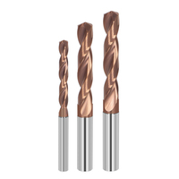 Broca Helicoidal de Carburo, Cortador de Orificios de Aleación Sólida de 3 Filos, Broca de 12 mm para Acero Inoxidable, Hierro y Madera, Corte Rápido, Dureza 65 HRC