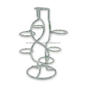 Soporte de huevo de alambre de hierro negro Herramientas de huevo decorativas para exhibición elegante - Product Image 2