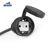 V2L Câble de véhicule à charge Type 2 prises femelles à 3 prises Schuko pour le camping électrique en plein air (5 mètres)