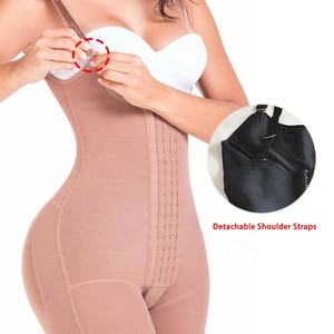 Venta al por mayor de alta compresión Curvy Body Shaper Faja postoperatoria Control de barriga <span class=keywords><strong>Fajas</strong></span> de talla grande Postparto Body Shaper - Product Image 5