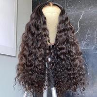 Perruque Lace Frontale Brésilienne 360 Naturelle, Cheveux Naturels Loose Deep Wave HD Transparente 13x4 13x6, Sans Colle