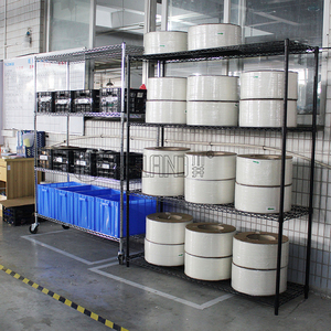 Chất lượng cao 4 Tier dây Heavy Duty siêu thị Giá hiển thị kệ lưu trữ Kệ - Product Image 1