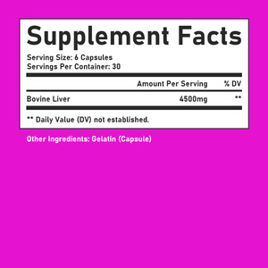 Premium Custom Halal Grass-Fed Beef Liver Capsules Immune Support Energy <b>Supplements</b> Promote Radiant Skin Capsules - Product Image 6