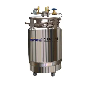 Hot selling ydz-30l self-pressurization dewar tank for storage and dispensing liquid nitrogen for 100% safety