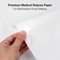 Matériaux pour pochettes de stérilisation médicale ISO1607, film de papier de dialyse enduit, fournisseur de film CPP PET Arjo Easy Peel de qualité supérieure français