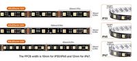 Bande LED DC12V 24V WS2805 RGBCCT 5-en-1 RGB avec blanc réglable, fonction de sauvegarde des données et fonction de point d'arrêt, 30 60 84 LED, IP30 IP65 IP67